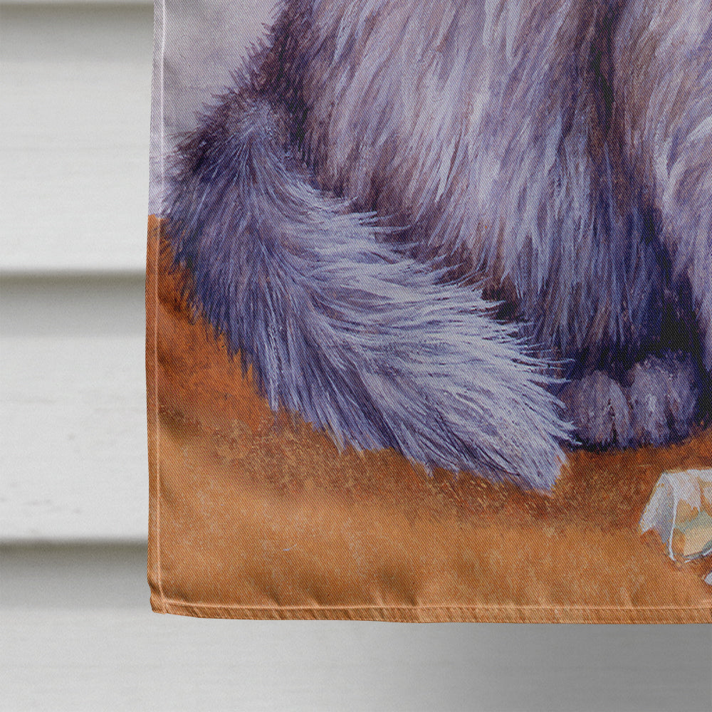 Grey Cat by Daphne Baxter House Flag 28x40 Porch Sleeve Pole Decorative Outside Yard Banner Artwork Wall Hanging, Polyester