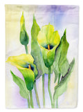 Lillies by Maureen Bonfield House Flag 28x40 Porch Sleeve Pole Decorative Outside Yard Banner Artwork Wall Hanging, Polyester