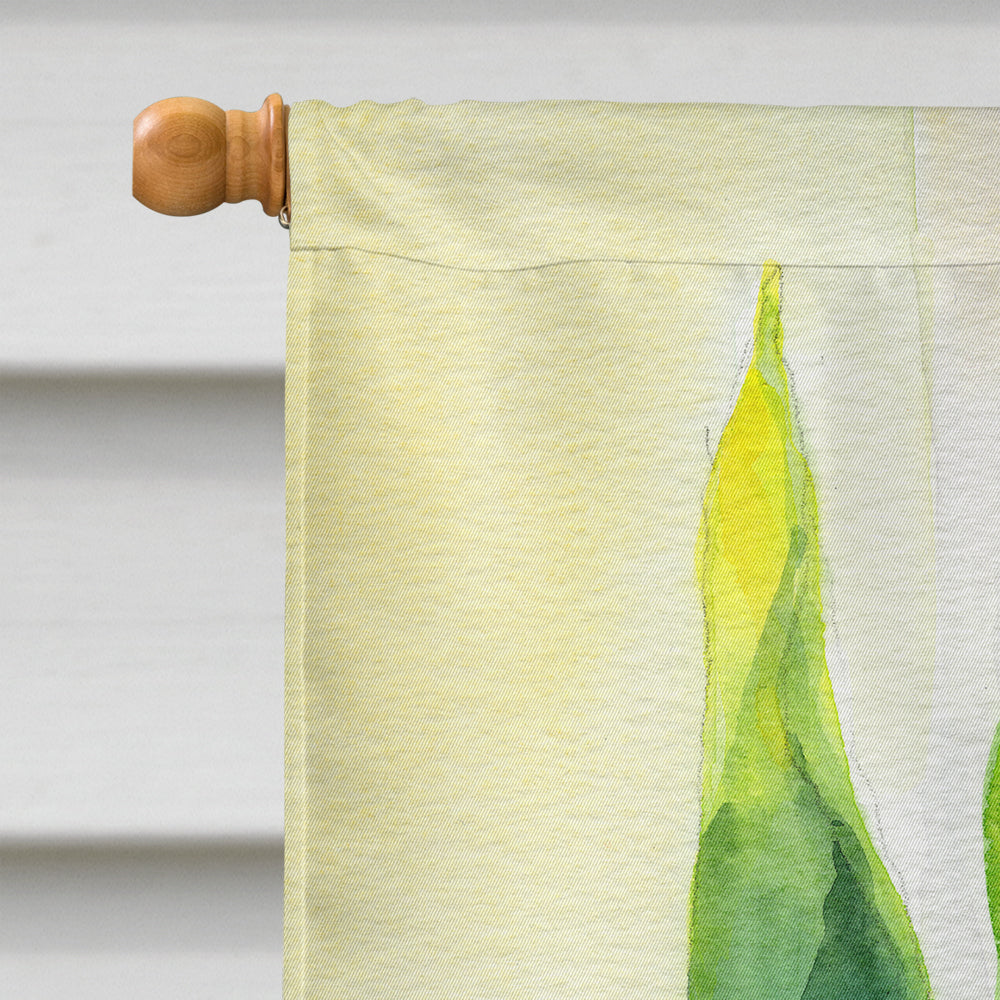 Lillies by Maureen Bonfield House Flag 28x40 Porch Sleeve Pole Decorative Outside Yard Banner Artwork Wall Hanging, Polyester