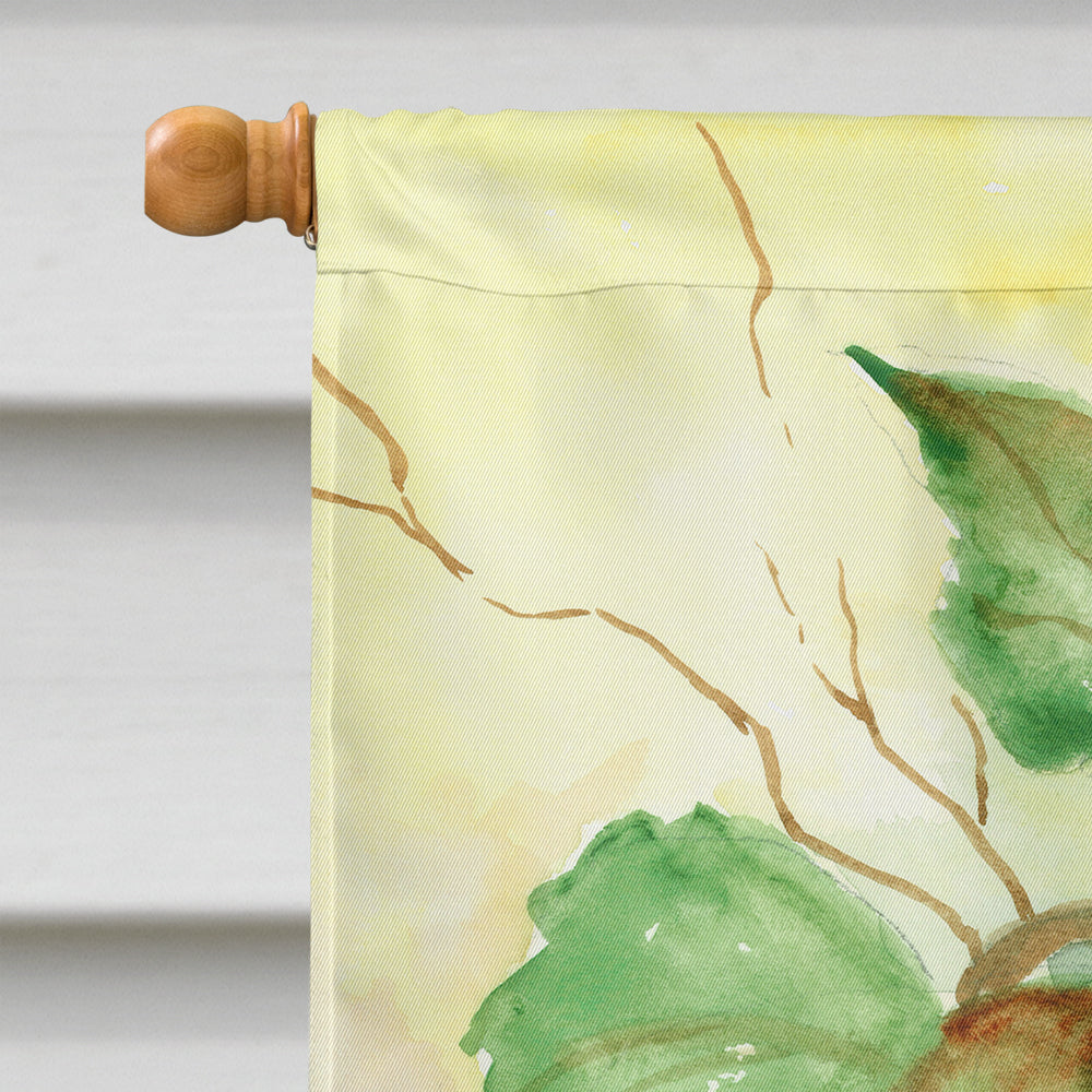 Autumn Flowers II by Maureen Bonfield House Flag 28x40 Porch Sleeve Pole Decorative Outside Yard Banner Artwork Wall Hanging, Polyester
