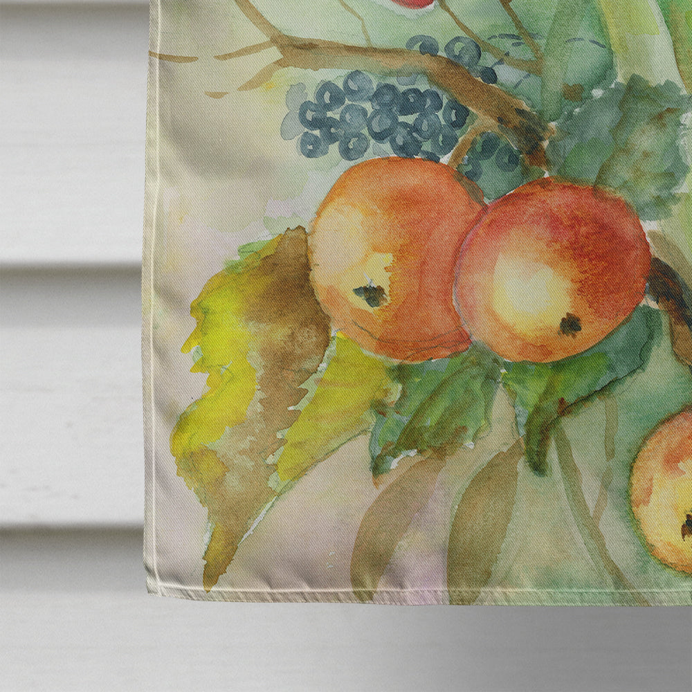 Autumn Flowers II by Maureen Bonfield House Flag 28x40 Porch Sleeve Pole Decorative Outside Yard Banner Artwork Wall Hanging, Polyester