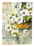 Dog Rose by Maureen Bonfield House Flag 28x40 Porch Sleeve Pole Decorative Outside Yard Banner Artwork Wall Hanging, Polyester