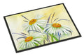 Daisies by Maureen Bonfield Doormat Indoor Outdoor 24H X 36W Front Door Mat Rugs for Entryway, Non Slip Washable Low Pile,