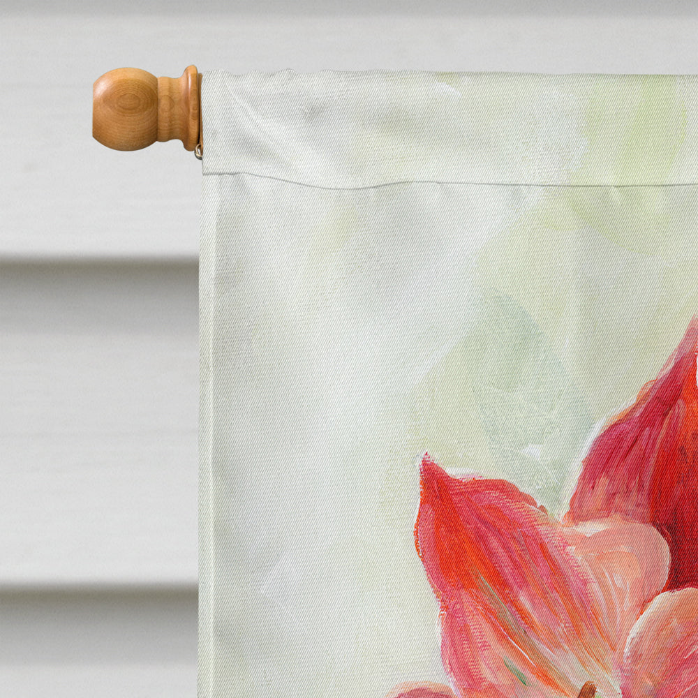 Lillies II by Maureen Bonfield House Flag 28x40 Porch Sleeve Pole Decorative Outside Yard Banner Artwork Wall Hanging, Polyester