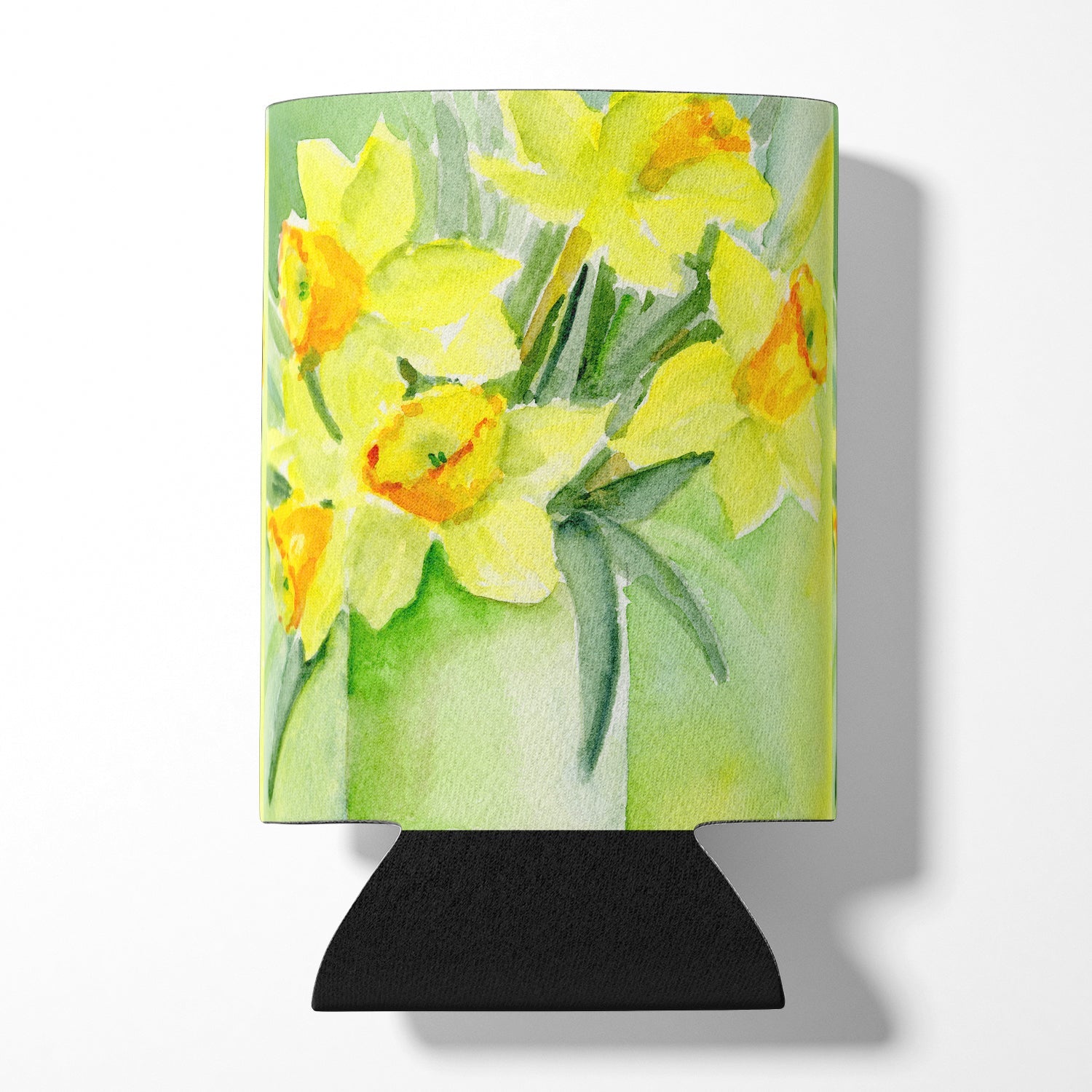 Daffodils by Maureen Bonfield Can or Bottle Hugger Cooler Sleeve for Standard 12 oz Cans, Insulated Foam Beer & Soda Can Hugger Reusable
