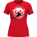 Born To Ski Forced To Work T-Shirt for Women