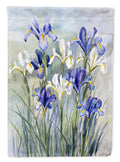 Iris by Bettie Cheesman House Flag 28x40 Porch Sleeve Pole Decorative Outside Yard Banner Artwork Wall Hanging, Polyester