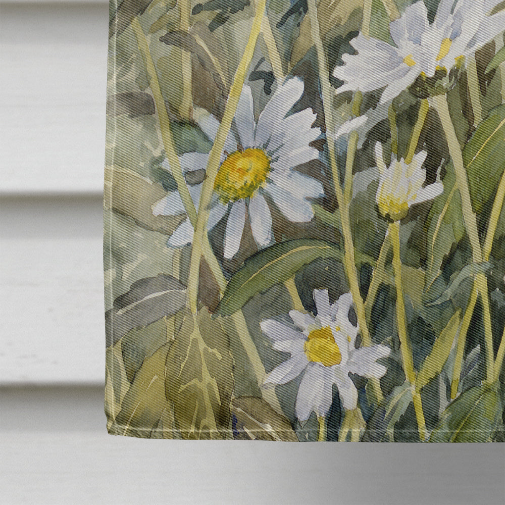 Daisies by Bettie Cheesman House Flag 28x40 Porch Sleeve Pole Decorative Outside Yard Banner Artwork Wall Hanging, Polyester