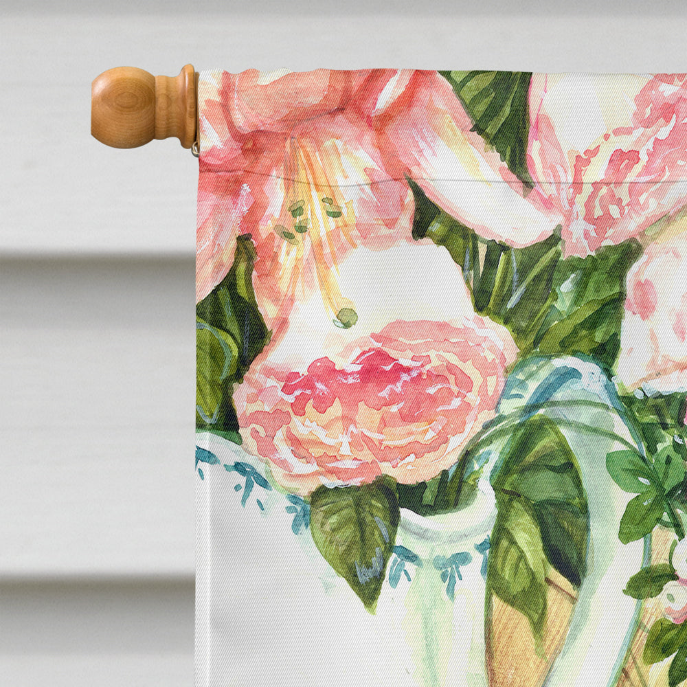 Cat and Peacock Feathers House Flag 28x40 Porch Sleeve Pole Decorative Outside Yard Banner Artwork Wall Hanging, Polyester