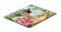 Cat In Basket Mouse Pad, Heat Resistant Trivet Hot Pad , Non Slip Rubber Desk Mat, Kitchen Counter Protector, Home Office Decor Gift