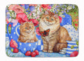 Blue Cats Memory Foam Kitchen Mat Machine Washable Anti-Fatigue Cushion Comfort Bath or Kitchen Rug