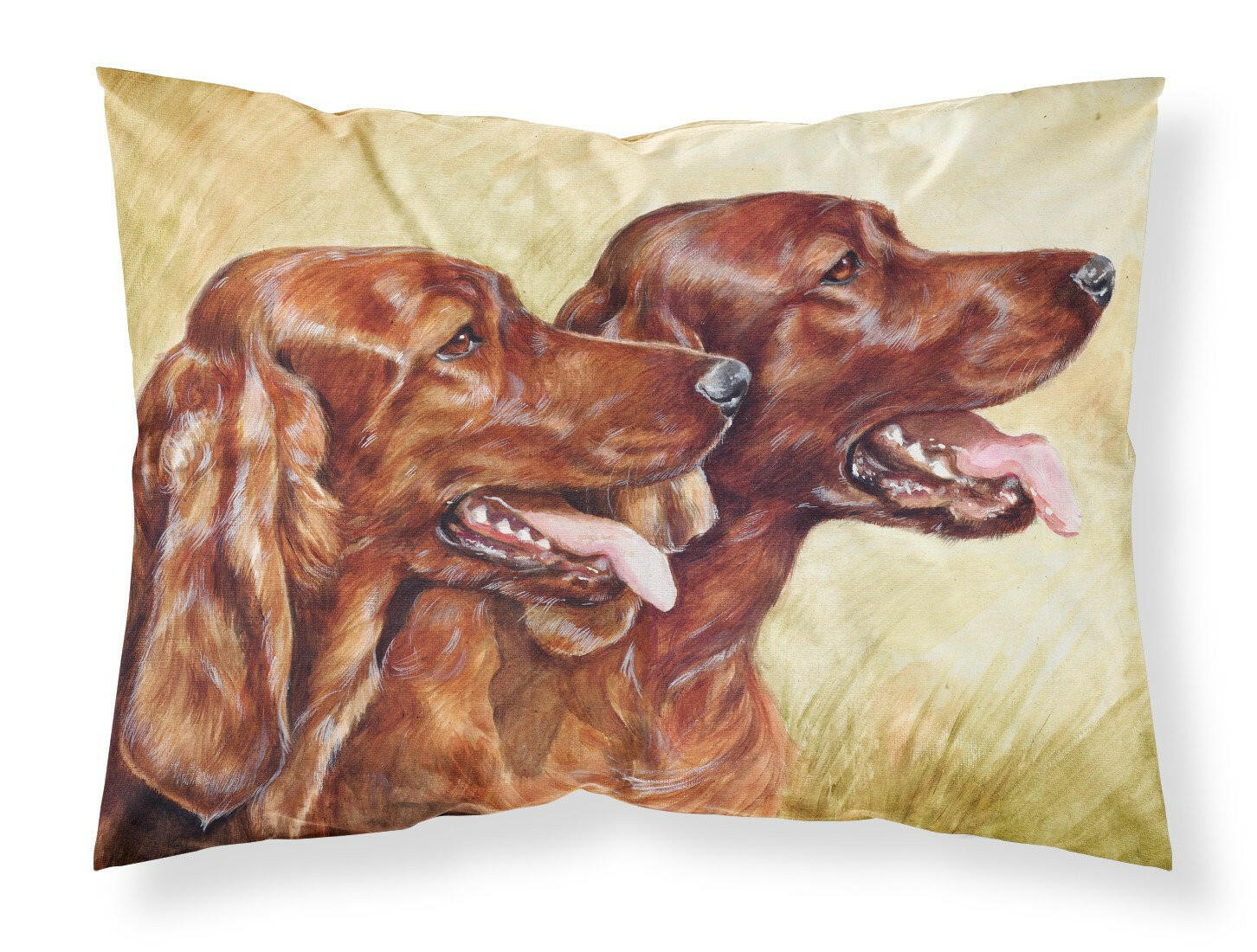 Irish Setters Standard Pillowcase Lightweight Super Soft Easy Care Decorative Artwork Pillowcase, Standard