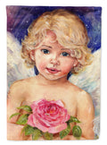 Little Angel by Debbie Cook House Flag 28x40 Porch Sleeve Pole Decorative Outside Yard Banner Artwork Wall Hanging, Polyester