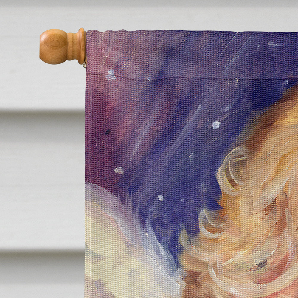 Little Angel by Debbie Cook House Flag 28x40 Porch Sleeve Pole Decorative Outside Yard Banner Artwork Wall Hanging, Polyester