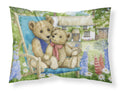Springtime Teddy Bears in Flowers Standard Pillowcase Lightweight Super Soft Easy Care Decorative Artwork Pillowcase, Standard