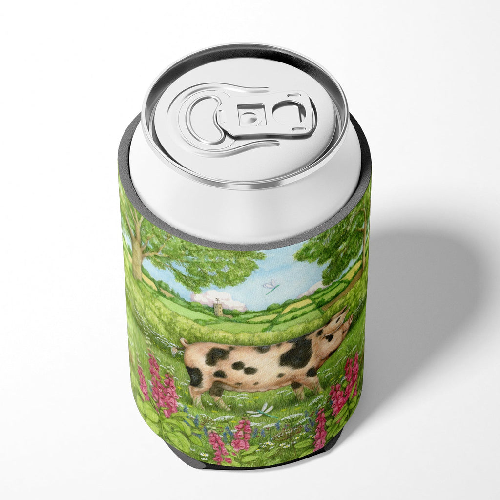 Pigs Meadowsweet by Debbie Cook Can or Bottle Hugger Cooler Sleeve for Standard 12 oz Cans, Insulated Foam Beer & Soda Can Hugger Reusable