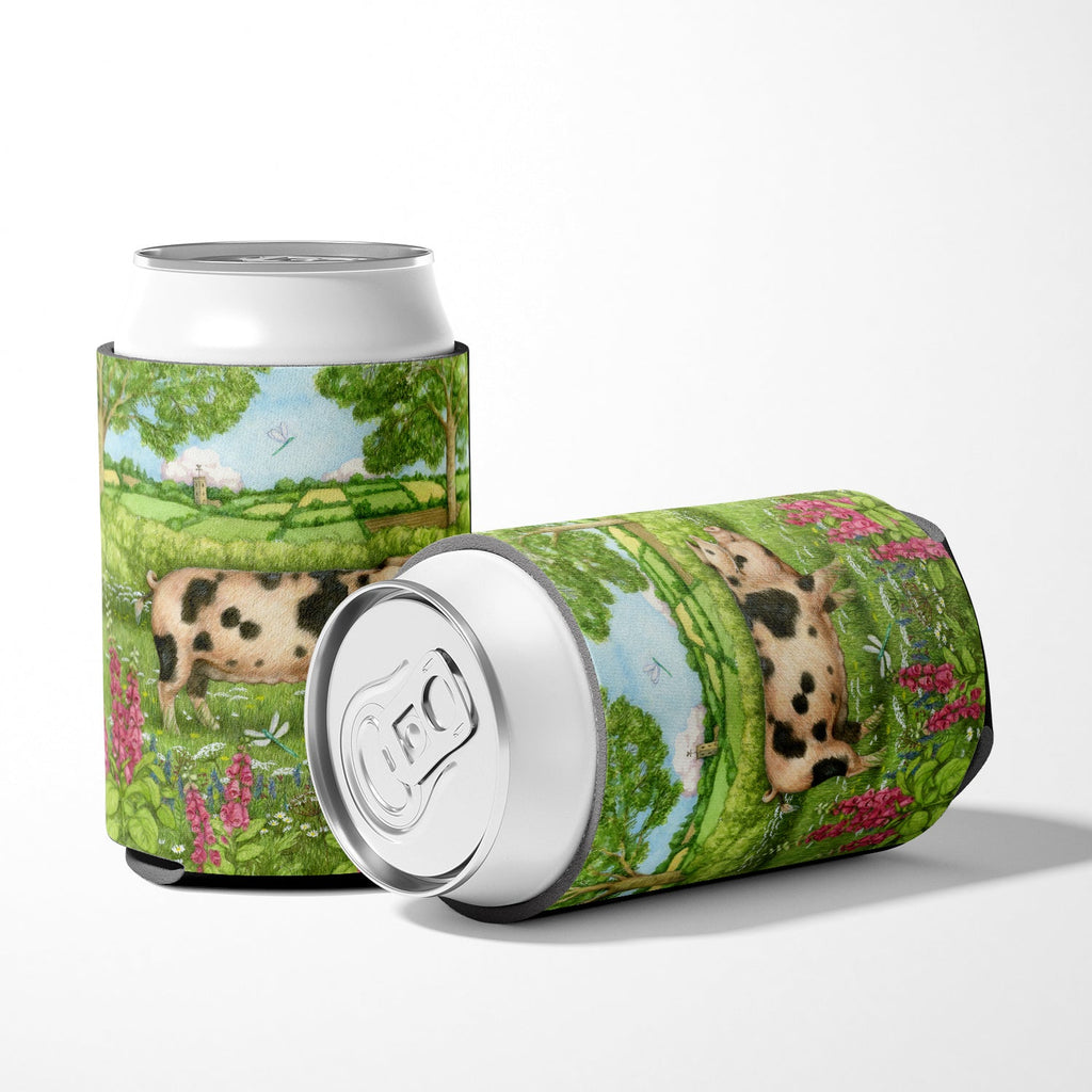 Pigs Meadowsweet by Debbie Cook Can or Bottle Hugger Cooler Sleeve for Standard 12 oz Cans, Insulated Foam Beer & Soda Can Hugger Reusable