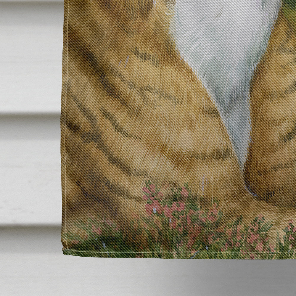 Lurcher by Debbie Cook House Flag 28x40 Porch Sleeve Pole Decorative Outside Yard Banner Artwork Wall Hanging, Polyester