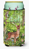 European Roe Deer Fawn Tall Boy Hugger Can Cooler Sleeve Machine Washable Drink Collapsible Insulator Beverage Insulated Holder