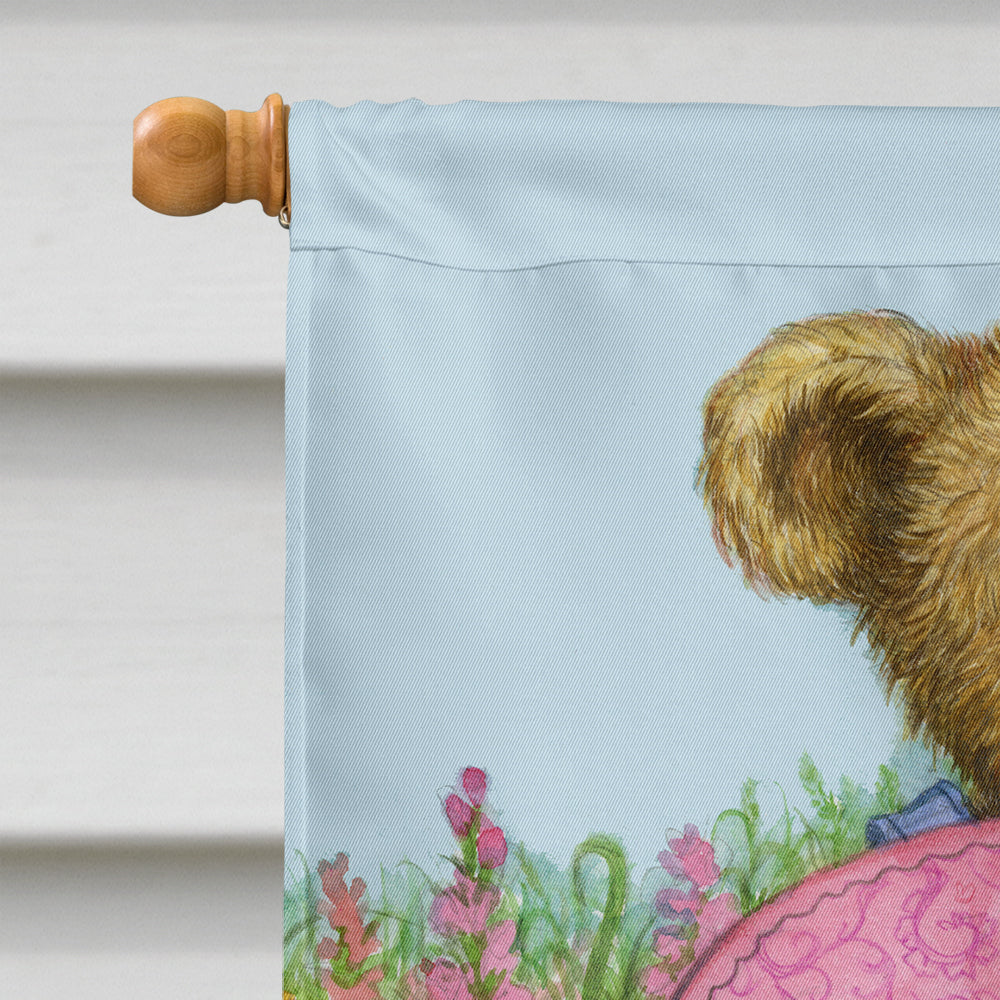 Valentine Teddy Bear with Chocolates House Flag 28x40 Porch Sleeve Pole Decorative Outside Yard Banner Artwork Wall Hanging, Polyester