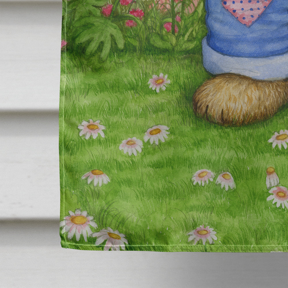 Valentine Teddy Bear with Chocolates House Flag 28x40 Porch Sleeve Pole Decorative Outside Yard Banner Artwork Wall Hanging, Polyester