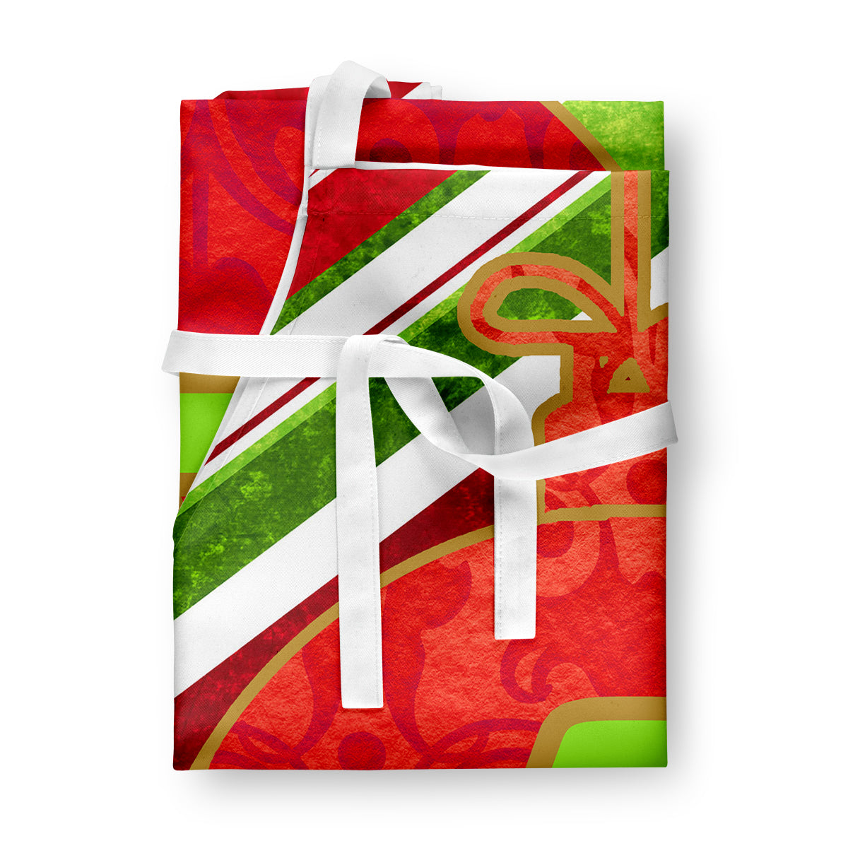 Christmas Oranment Holiday Initial Letter A  Apron Cooking Kitchen Server Baking Crafts Gardening for Adult Women Men, Unisex, Large, Multicolor