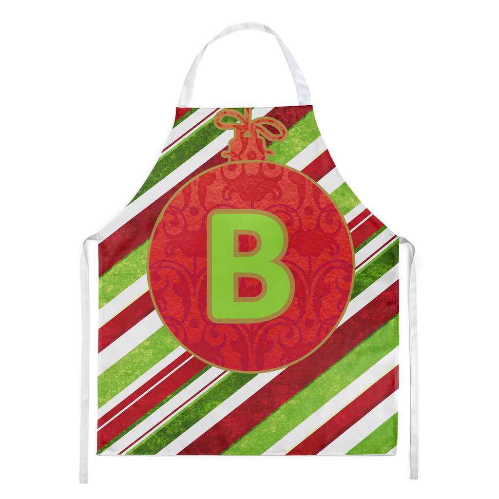 Christmas Oranment Holiday Initial Letter B  Apron Cooking Kitchen Server Baking Crafts Gardening for Adult Women Men, Unisex, Large, Multicolor