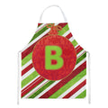 Christmas Oranment Holiday Initial Letter B  Apron Cooking Kitchen Server Baking Crafts Gardening for Adult Women Men, Unisex, Large, Multicolor