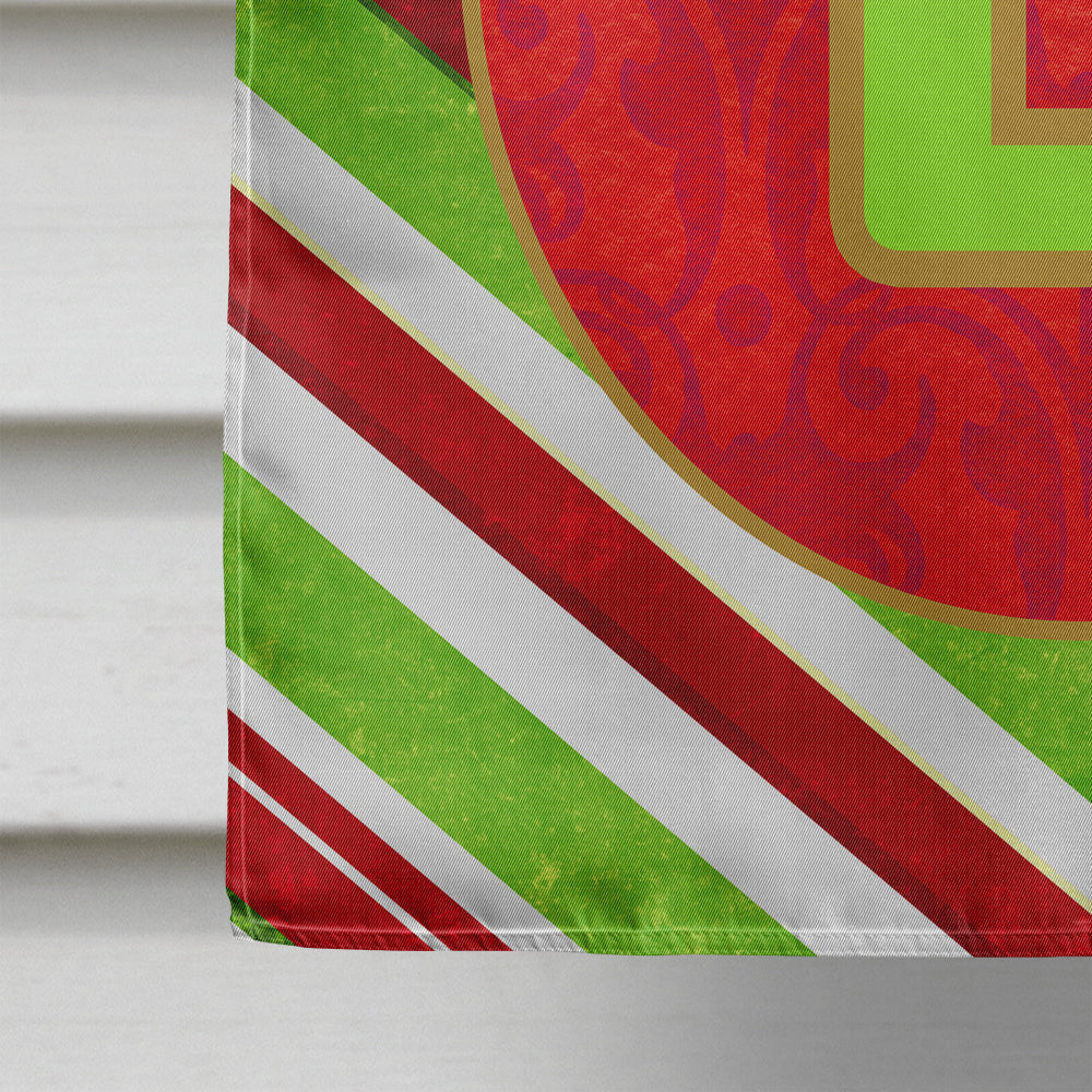 Christmas Oranment Holiday Initial Letter B  House Flag 28x40 Porch Sleeve Pole Decorative Outside Yard Banner Artwork Wall Hanging, Polyester