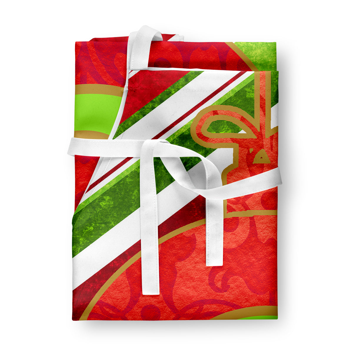 Christmas Oranment Holiday Initial Letter C  Apron Cooking Kitchen Server Baking Crafts Gardening for Adult Women Men, Unisex, Large, Multicolor