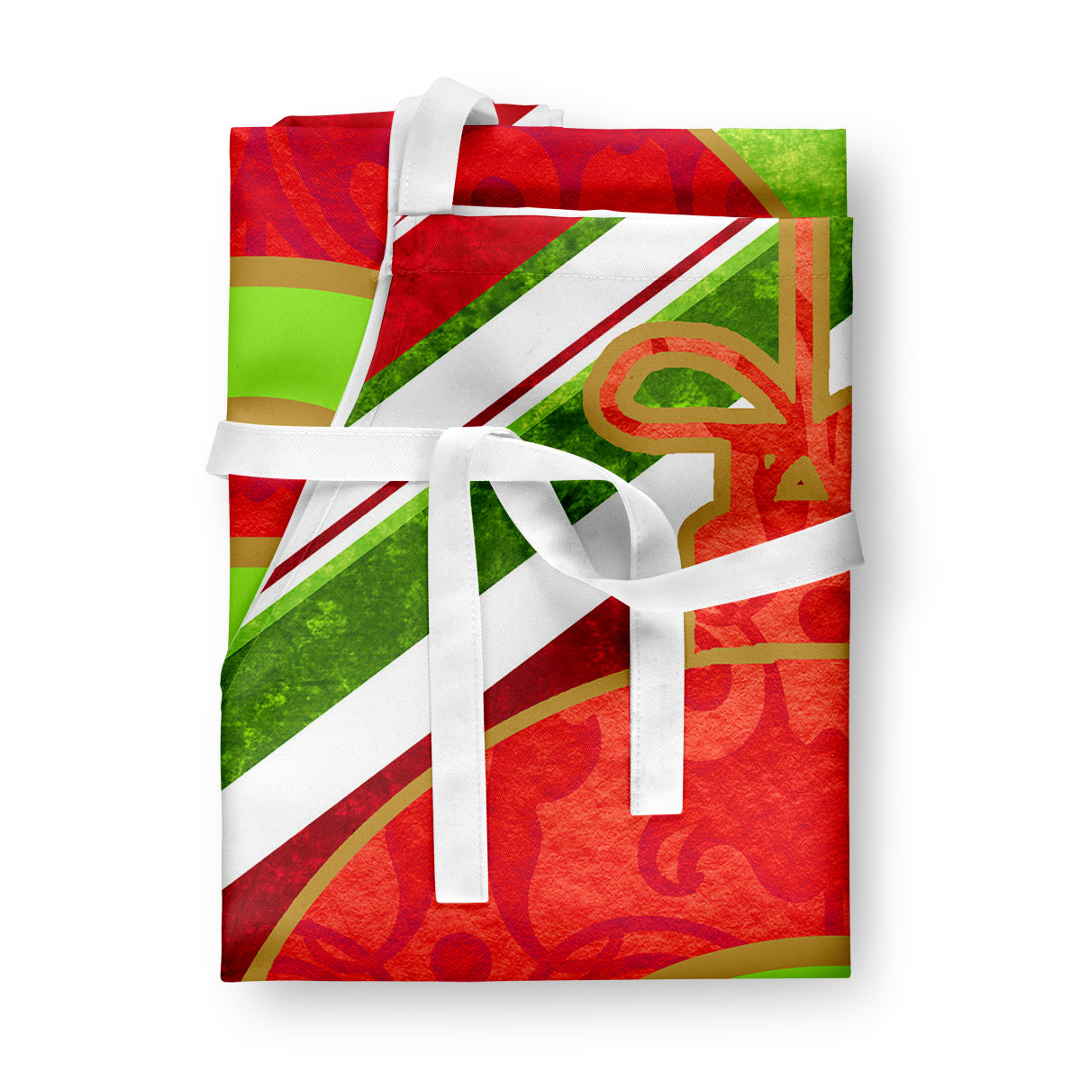 Christmas Oranment Holiday Initial Letter G Apron Cooking Kitchen Server Baking Crafts Gardening for Adult Women Men, Unisex, Large, Multicolor