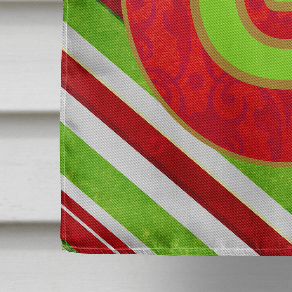Christmas Oranment Holiday Initial Letter G House Flag 28x40 Porch Sleeve Pole Decorative Outside Yard Banner Artwork Wall Hanging, Polyester