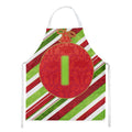 Christmas Oranment Holiday Initial Letter I Apron Cooking Kitchen Server Baking Crafts Gardening for Adult Women Men, Unisex, Large, Multicolor