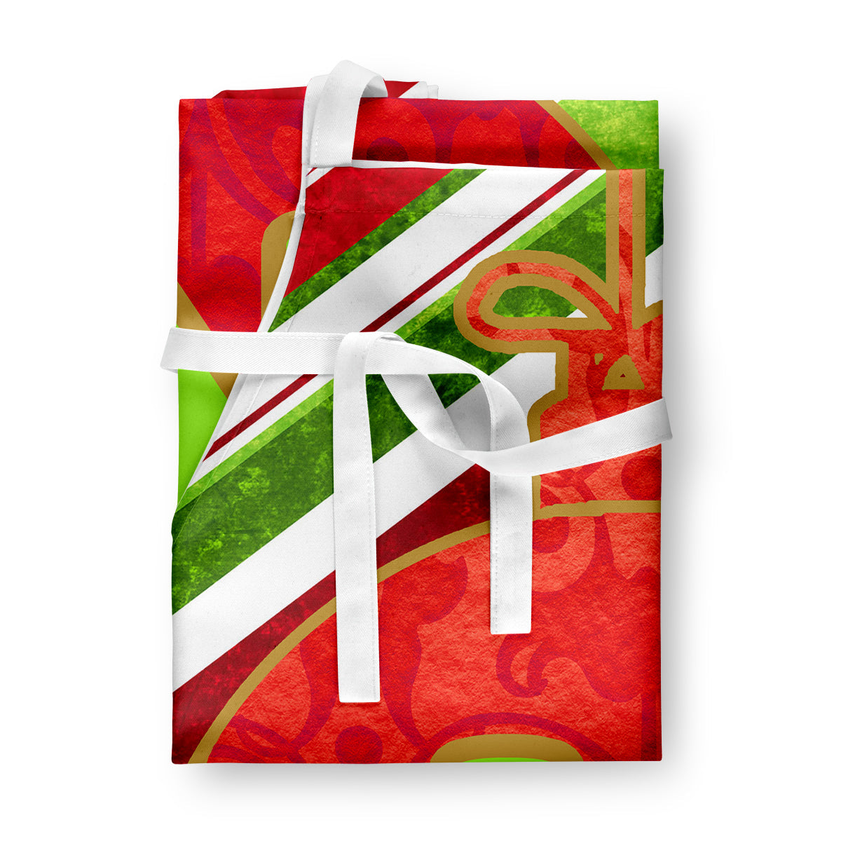 Christmas Oranment Holiday Initial Letter K Apron Cooking Kitchen Server Baking Crafts Gardening for Adult Women Men, Unisex, Large, Multicolor