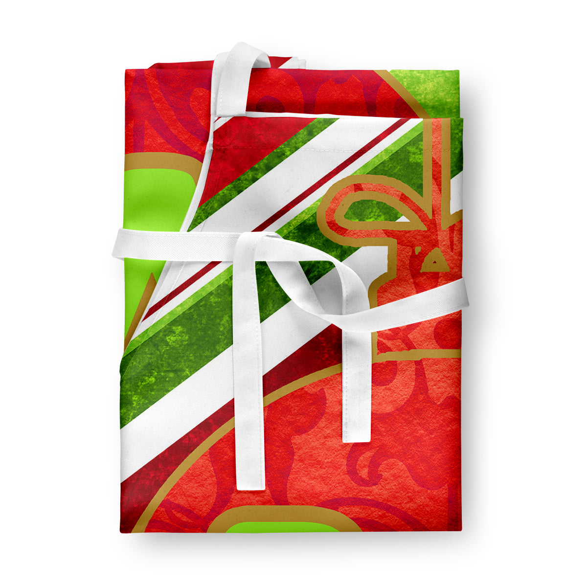 Christmas Oranment Holiday Initial Letter M Apron Cooking Kitchen Server Baking Crafts Gardening for Adult Women Men, Unisex, Large, Multicolor