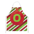 Christmas Oranment Holiday Initial Letter O Apron Cooking Kitchen Server Baking Crafts Gardening for Adult Women Men, Unisex, Large, Multicolor