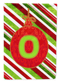 Christmas Oranment Holiday Initial Letter O House Flag 28x40 Porch Sleeve Pole Decorative Outside Yard Banner Artwork Wall Hanging, Polyester