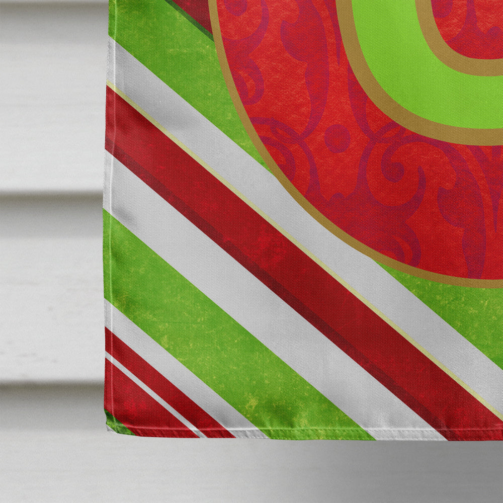 Christmas Oranment Holiday Initial Letter O House Flag 28x40 Porch Sleeve Pole Decorative Outside Yard Banner Artwork Wall Hanging, Polyester