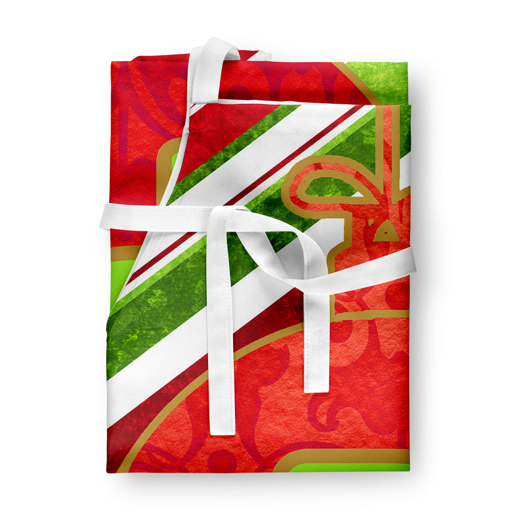 Christmas Oranment Holiday Initial Letter P Apron Cooking Kitchen Server Baking Crafts Gardening for Adult Women Men, Unisex, Large, Multicolor