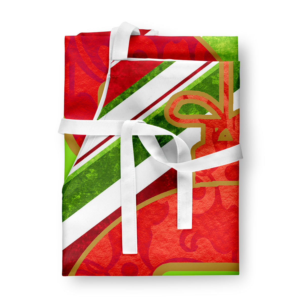 Christmas Oranment Holiday Initial Letter R Apron Cooking Kitchen Server Baking Crafts Gardening for Adult Women Men, Unisex, Large, Multicolor