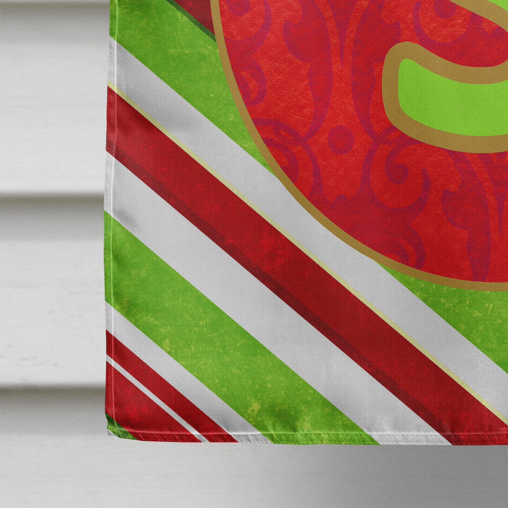 Christmas Oranment Holiday Initial Letter S House Flag 28x40 Porch Sleeve Pole Decorative Outside Yard Banner Artwork Wall Hanging, Polyester