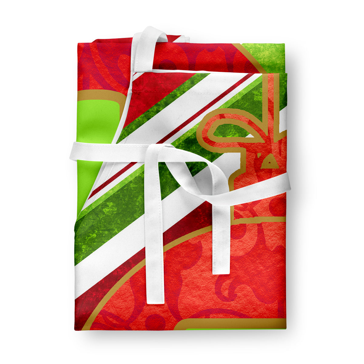 Christmas Oranment Holiday Initial Letter T Apron Cooking Kitchen Server Baking Crafts Gardening for Adult Women Men, Unisex, Large, Multicolor