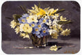Spring Bouquet by John Codner Cutting Board Tempered Glass Kitchen Cutting Surface, Heat Resistant Chopping, Non-Slip Feet, Food Prep & Serving