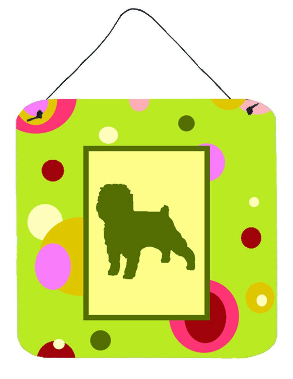 Affenpinscher Wall or Door Hanging Prints Aluminum Metal Sign Kitchen Wall Bar Bathroom Plaque Home Decor, 6x6, Multicolor