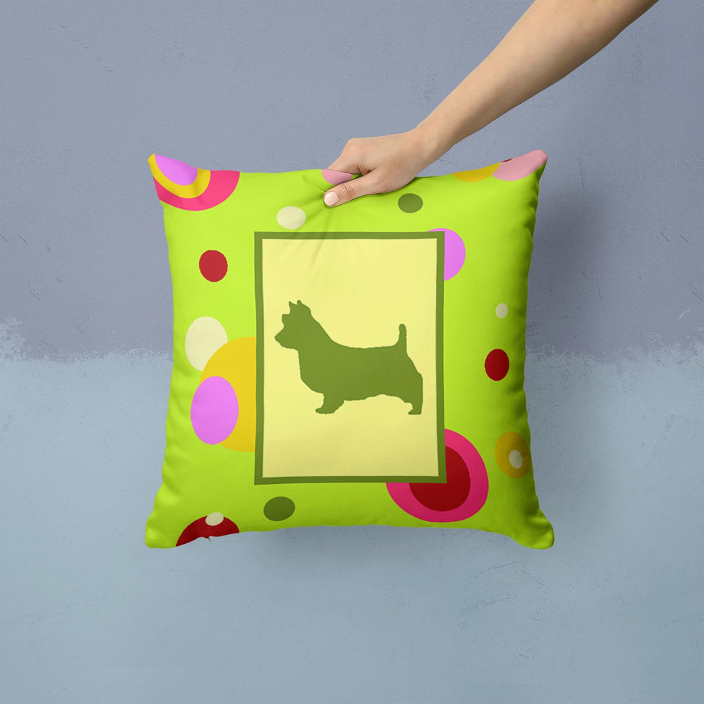 Decorative Throw Pillow 14x14 Indoor Outdoor Accent Cushion, Fabric Cover with Insert for Sofa, Bed, Porch & Living Room