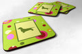 Dachshund Foam Coasters Set of 4 Cup Coasters for Indoor Outdoor, Tabletop Protection, Anti Slip, Mouse pad Material