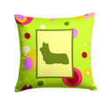 Skye Terrier Decorative Throw Pillow 14x14 Indoor Outdoor Accent Cushion, Fabric Cover with Insert for Sofa, Bed, Porch & Living Room