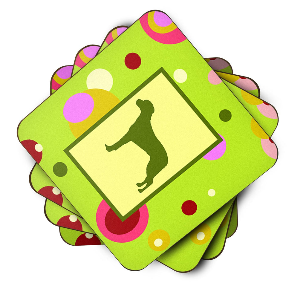 Rhodesian Ridgeback Foam Coasters Set of 4 Cup Coasters for Indoor Outdoor, Tabletop Protection, Anti Slip, Mouse pad Material