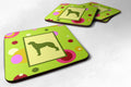 Scottish Deerhound Foam Coasters Set of 4 Cup Coasters for Indoor Outdoor, Tabletop Protection, Anti Slip, Mouse pad Material