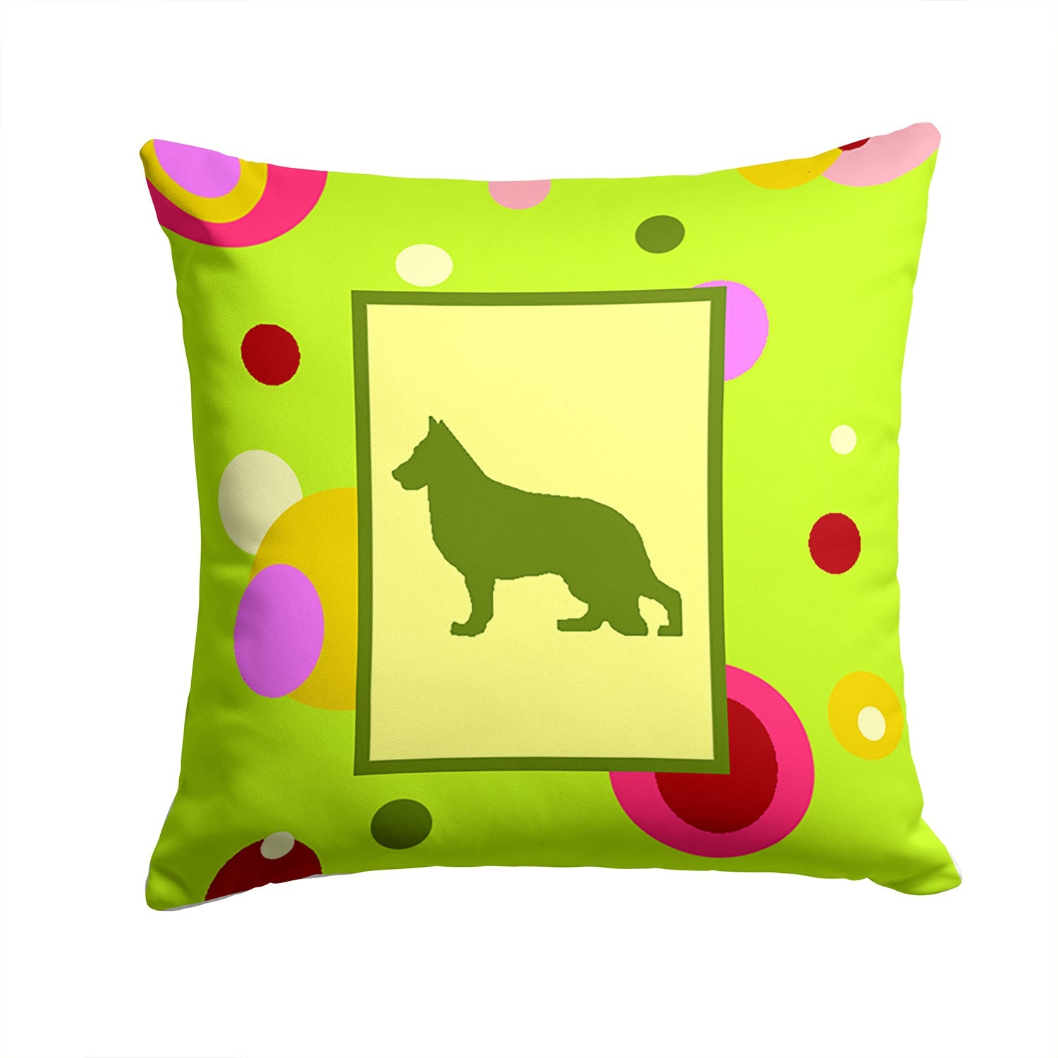 Decorative Throw Pillow 14x14 Indoor Outdoor Accent Cushion, Fabric Cover with Insert for Sofa, Bed, Porch & Living Room